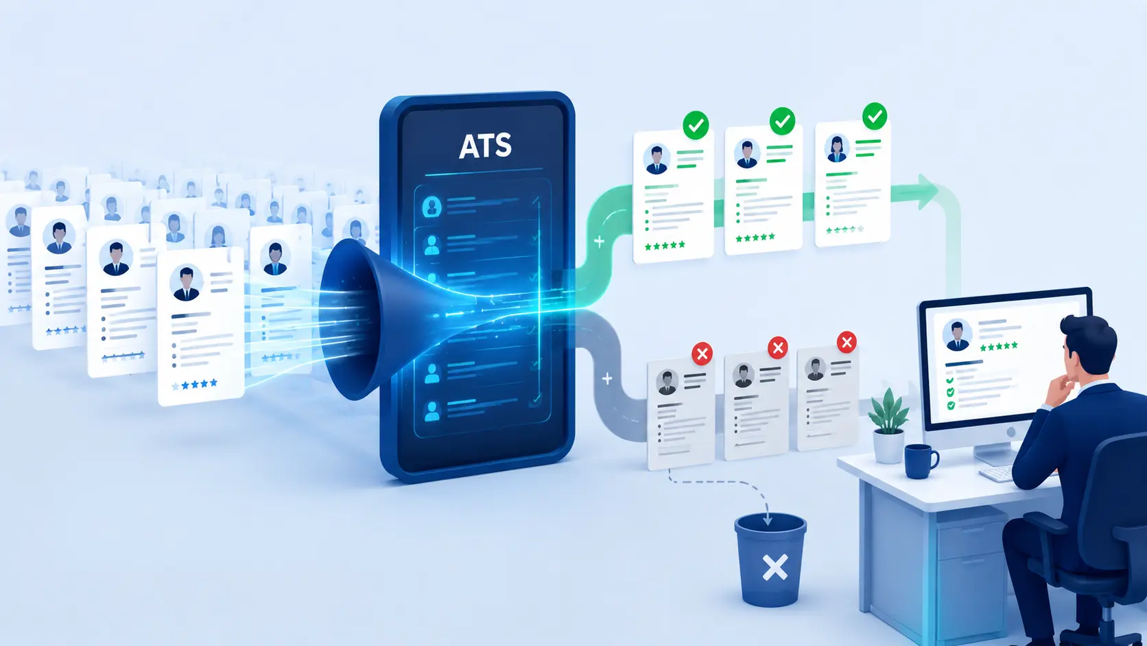 كيف تفرز أنظمة التتبع الإلكترونية ATS السير الذاتية قبل وصولها لمسؤول التوظيف