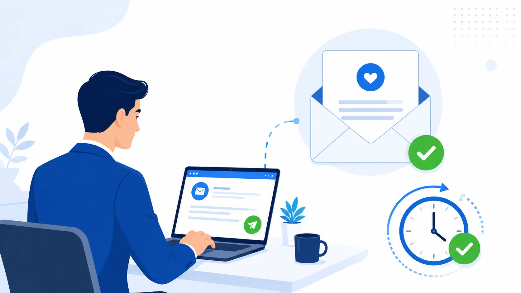 Sending a thank-you message within 24 hours after the interview to strengthen the impression